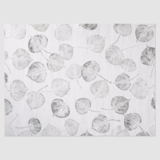 Papier Mousseline Gros caractères de motif de feuille de tremblement