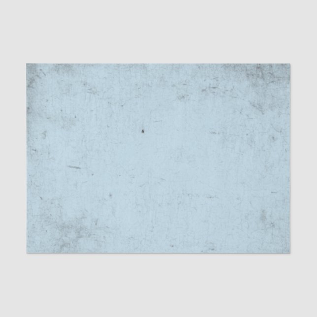 Papier Mousseline Grunge bleu moderne artsy dédécoupage (Recto)