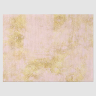 Papier Mousseline Grunge d'or rose