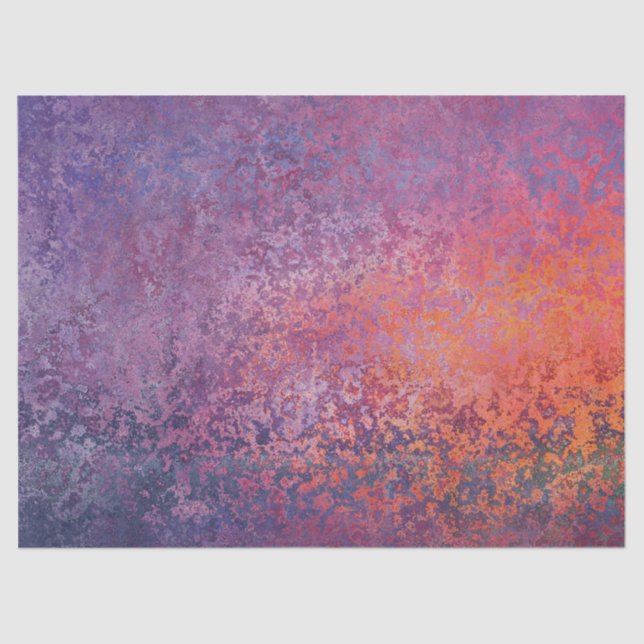 Papier Mousseline Grunge pourpre et rouge (Recto)