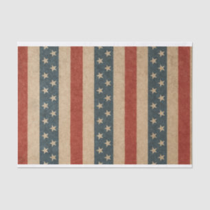 Papier Mousseline Grungy Stars & Stripes