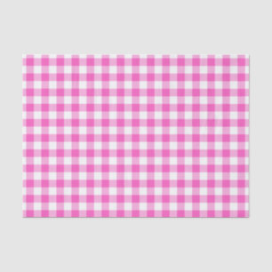 Papier Mousseline Guingan rose