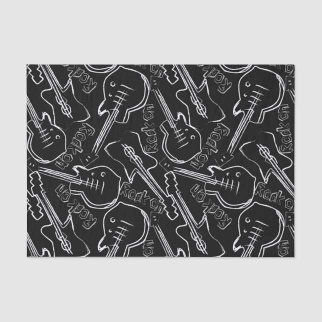 Papier Mousseline Guitare (Recto)
