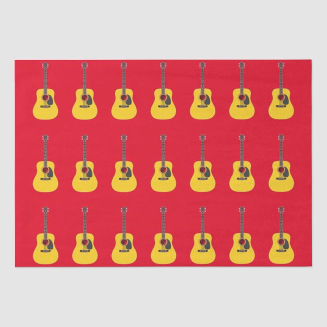 Papier Mousseline Guitare acoustique (Recto)