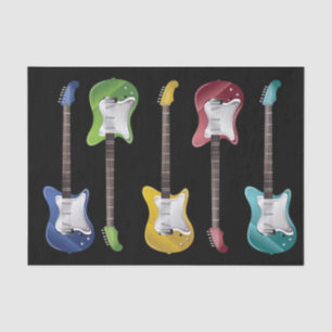 Papier Mousseline Guitares électriques pour Rock Music