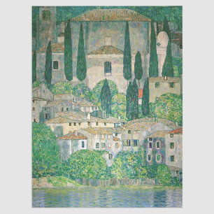 Papier Mousseline Gustav Klimt - Église à Cassone