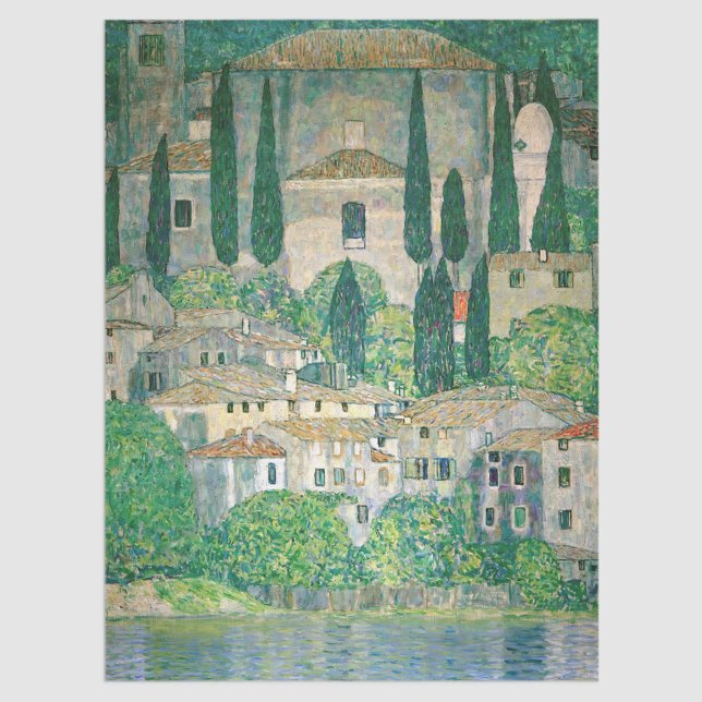 Papier Mousseline Gustav Klimt - Église à Cassone (Créateur téléchargé)