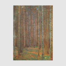 Gustav Klimt - Forêt de pins de Tannenwald