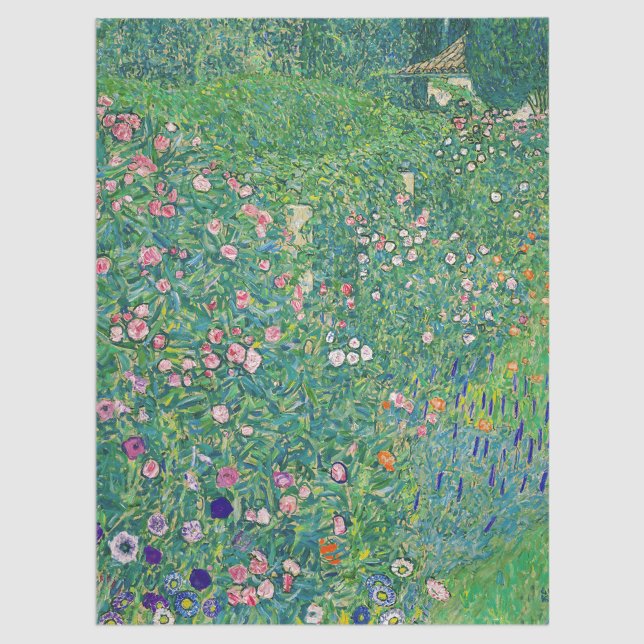 Papier Mousseline Gustav Klimt - Paysage du jardin italien (Créateur téléchargé)