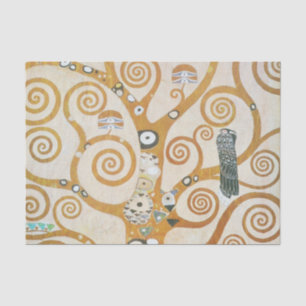 Papier Mousseline Gustav Klimt The Tree of Life Art Nouveau