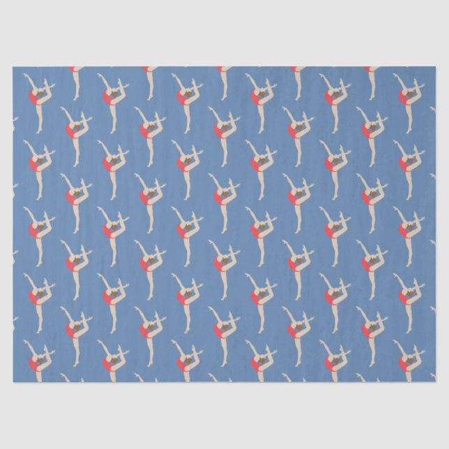 Papier Mousseline Gymnaste féminine (Recto)