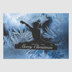Papier Mousseline Gymnastique "Joyeux Noël" Frozen