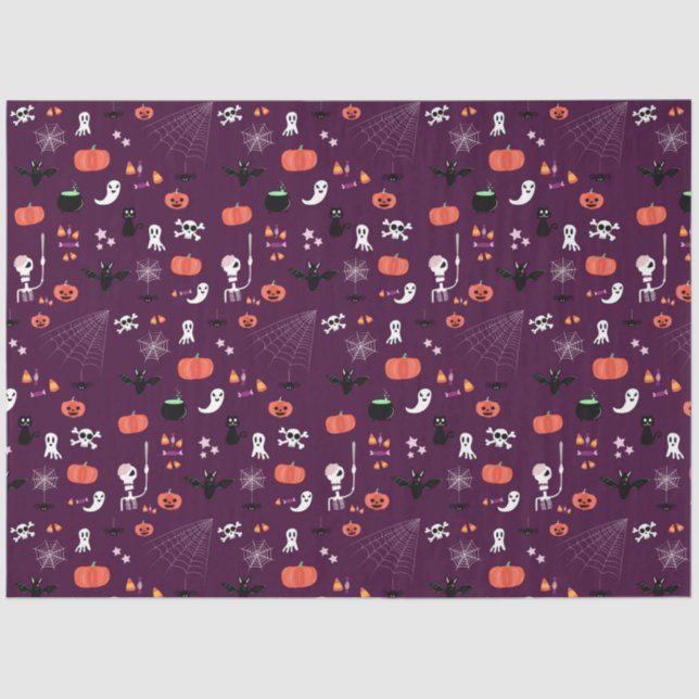 Papier Mousseline Halloween (Recto)