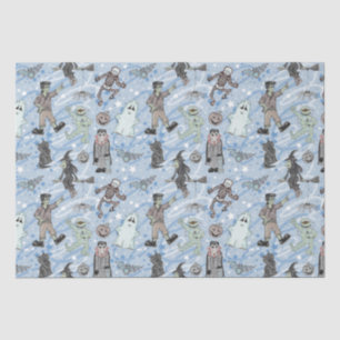 Papier Mousseline Halloween