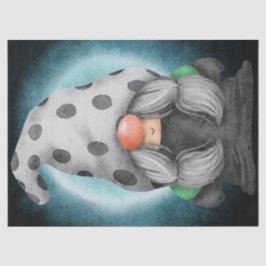 Papier Mousseline Halloween Aquarelle Gnome