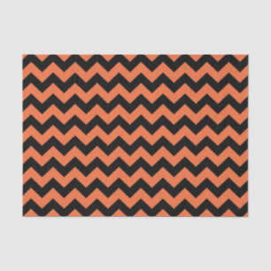Papier Mousseline Halloween chevron tissu papier cadeau sac cadeau