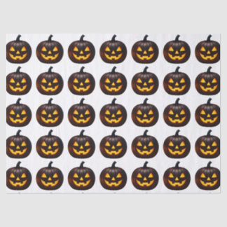 Papier Mousseline Halloween Citrouille festif