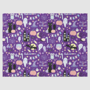Papier Mousseline Halloween coloré