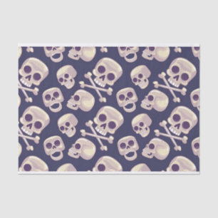 Papier Mousseline Halloween Éffrayant Skuls Découpage Imprimer