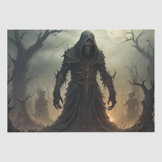 Papier Mousseline Halloween Ghoul (Recto)