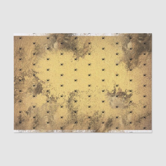 Papier Mousseline Halloween Glamour Gothique | Araignée (Recto)