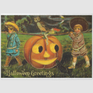 Papier Mousseline Halloween Jack-o-Lantern nuit de récolte par les e