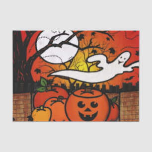 Papier Mousseline Halloween lunaire