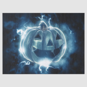 Papier Mousseline Halloween Parti mal bleu Citrouille Horreur