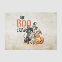 Halloween Scary Boo Chiens d'équipage Orange Citro