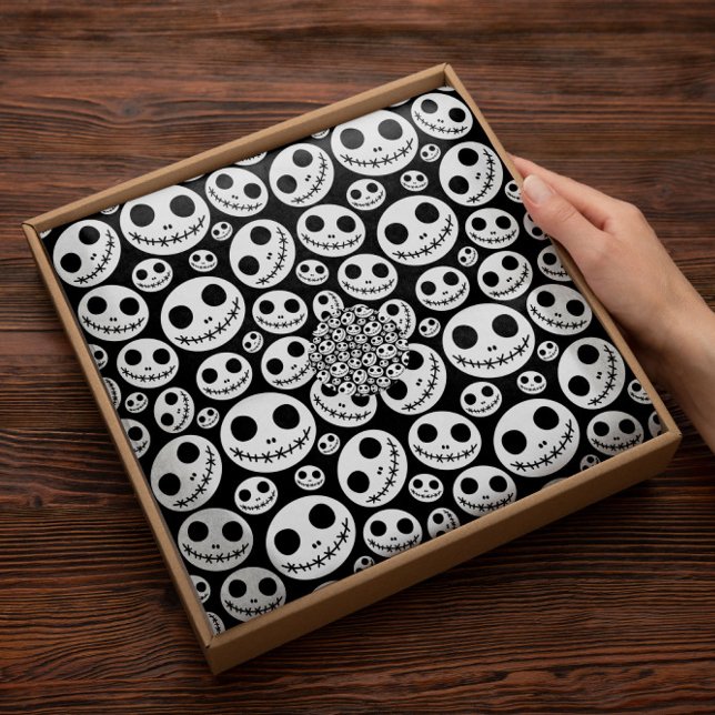Papier Mousseline Halloween squelettique | Papier Tissu Skeleton (Créateur téléchargé)