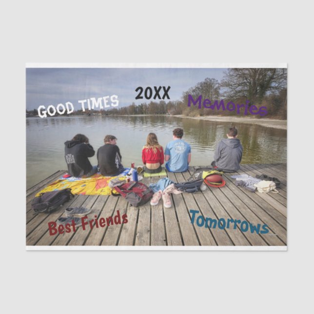 Papier Mousseline HAMbyWG - Photo avec mots (Recto)