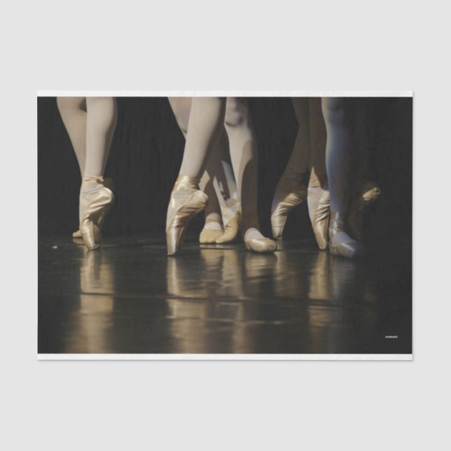 Papier Mousseline HAMbyWG - Pieds de Ballerina - (Recto)