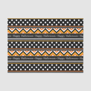 Papier Mousseline Happy Halloween Motif moderne
