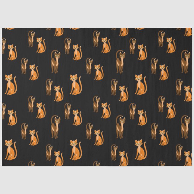 Papier Mousseline Happy Halloween Series Design 1 (Recto)