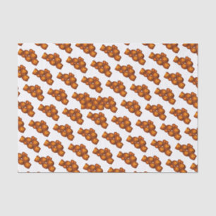 Papier Mousseline Happy Halloween Tissue Paper - 15 gsm (10lb), Blan