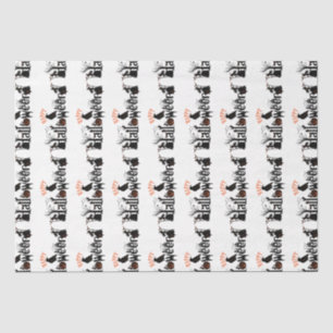 Papier Mousseline Happy Halloween Typographie créative Concept Desig