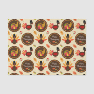 Papier Mousseline Happy Thanksgiving
