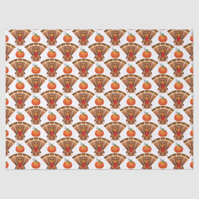 Papier Mousseline Happy Thanksgiving (Recto)