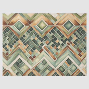 Papier Mousseline Harmonie en mosaïque diamant