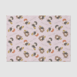 Papier Mousseline HARRY POTTER™, Hermione & Ron Flying Motif