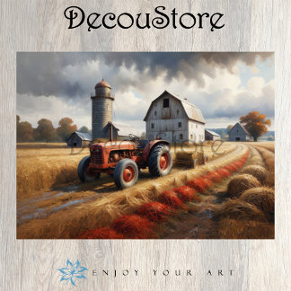 Papier Mousseline Harvest Morning Decoupage