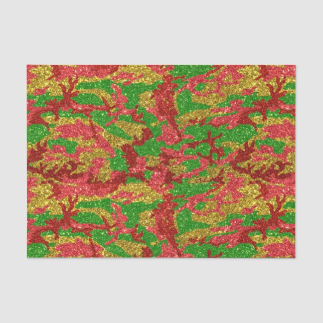 Papier Mousseline Haus De Camo Gold Motif (Recto)