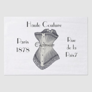 Papier Mousseline Haute Couture Corset Thunder_Cove   