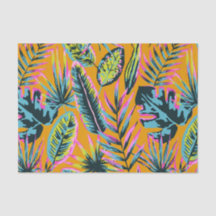 Hawaiian Tropical Feuilles Et Plante Imprimer Moti