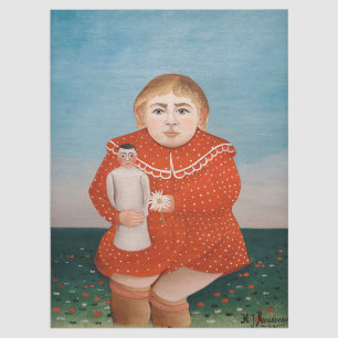 Papier Mousseline Henri Rousseau - Enfant à la poupée