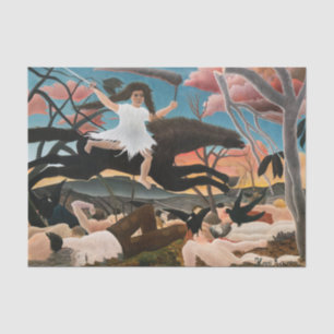 Papier Mousseline Henri Rousseau - La guerre