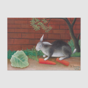Papier Mousseline Henri Rousseau - Le repas du lapin