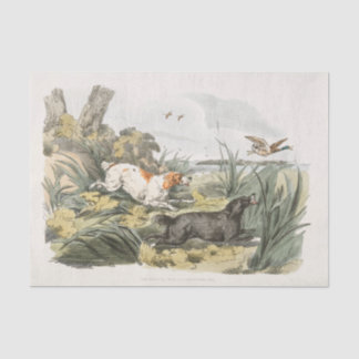 Papier Mousseline Henry Alken | Chiens à la chasse