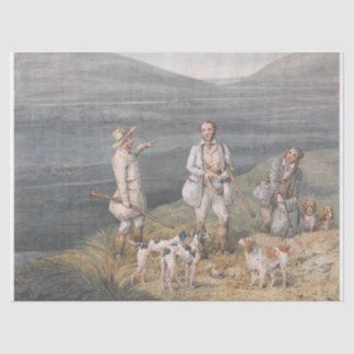 Papier Mousseline Henry Alken | Tir au coq de bruyère