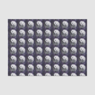 Papier Mousseline Hiboux de Yin Yang